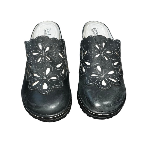 Jambu Balsa Black Clogs Size 8 - Picture 2 of 7